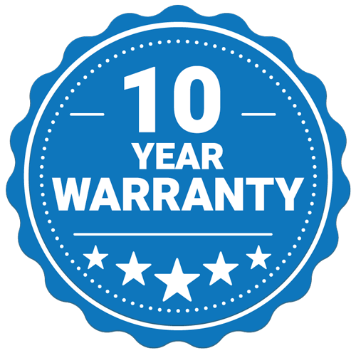 10 Year Warranty